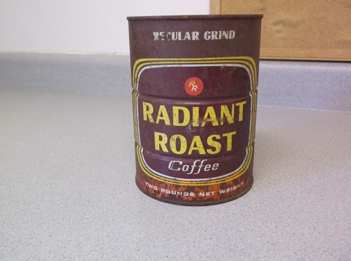 Vintage coffee can radiant - vintage,