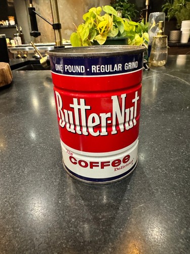 Vintage butter nut coffee tin - vintage, butter-nut