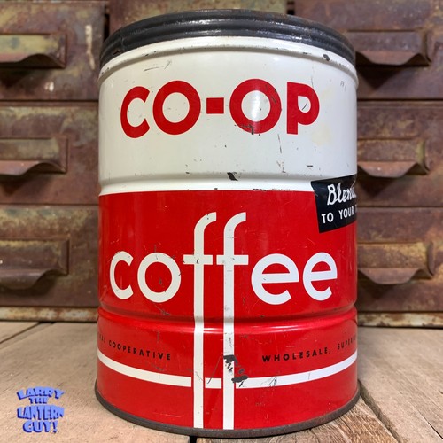 Vintage coffee can - vintage,