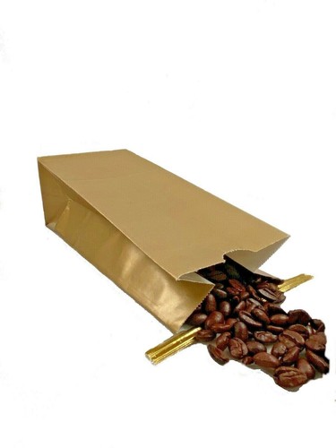 Black gold gloss tin tie - gold,