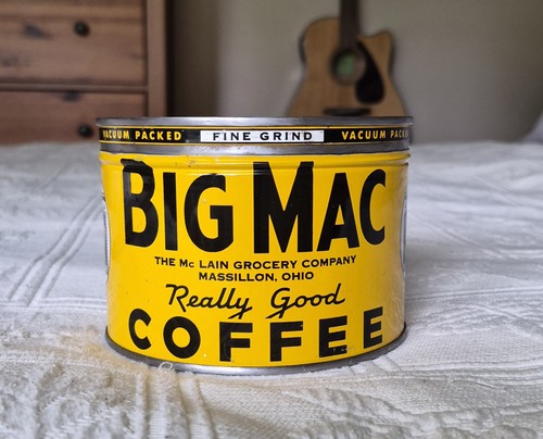 Rare vintage big - mac, coffee