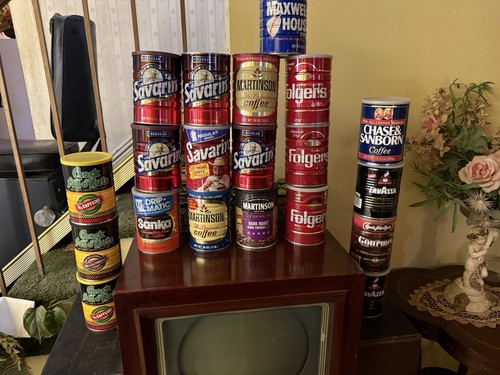 Vintage coffee cans - ,